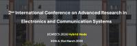 2ⁿᵈ International Conference on Advanced Research in Electronics and Communication Systems 2026 International Conference Poster